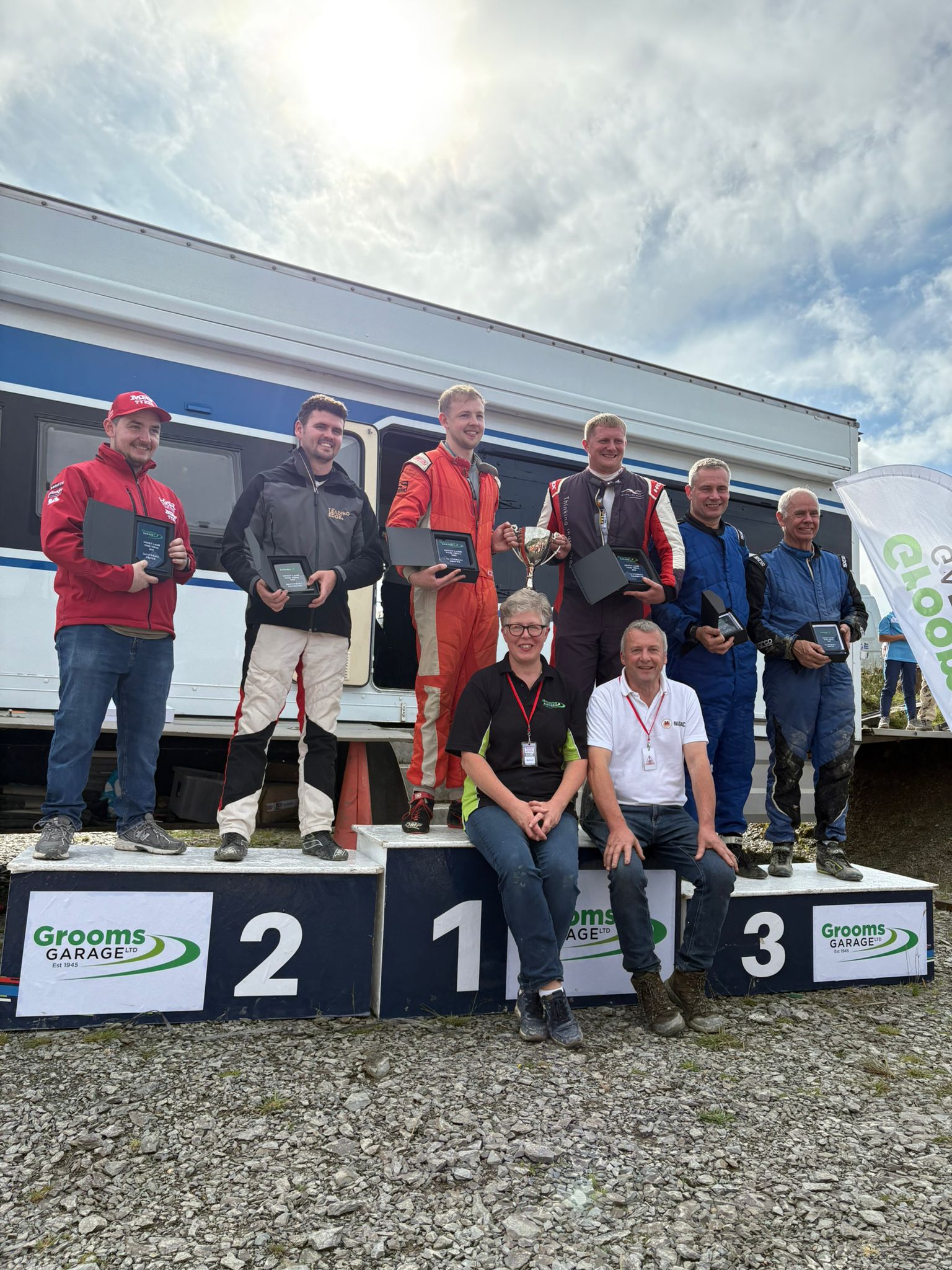 2025 Time Trial Podium